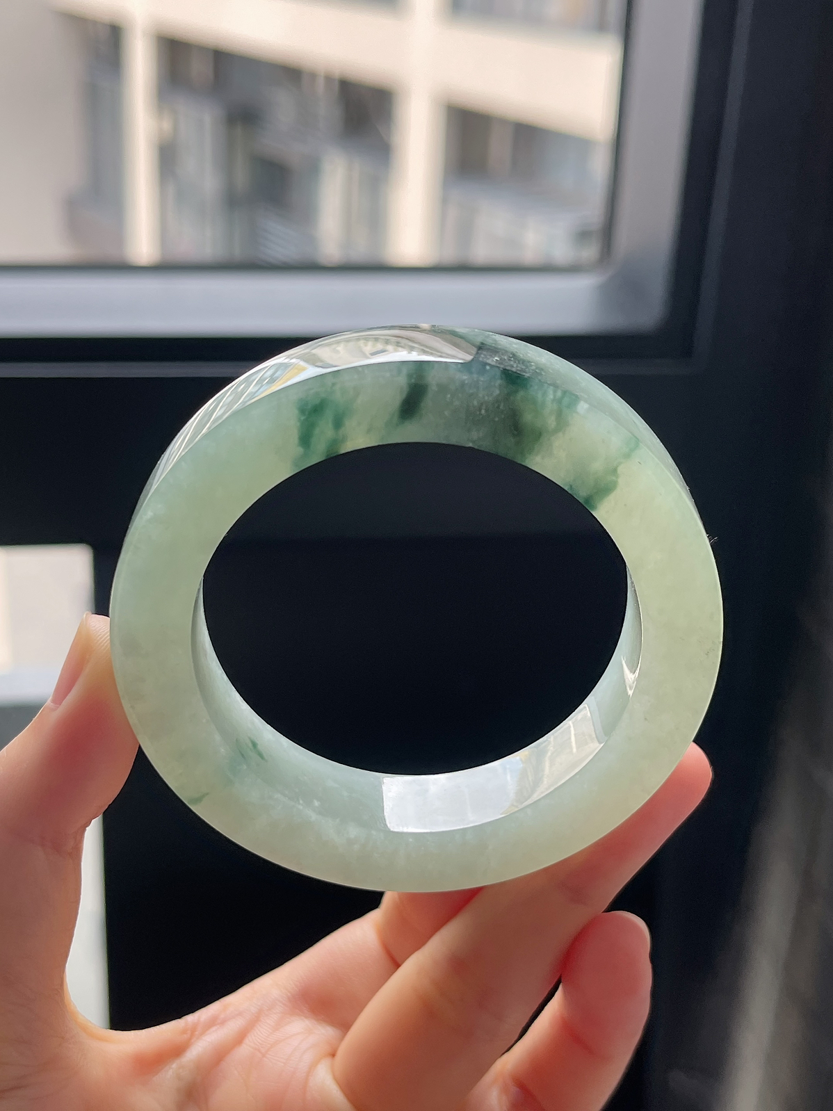 翡翠毛胚，⭕️正圈最大做57；最小做53.6