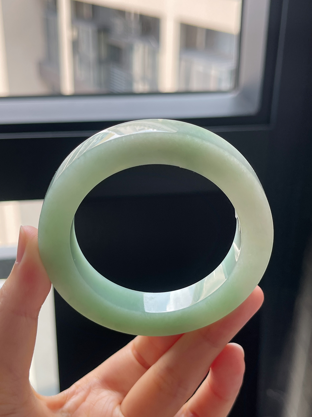 翡翠毛胚，⭕️正圈最大做58；最小做53.7