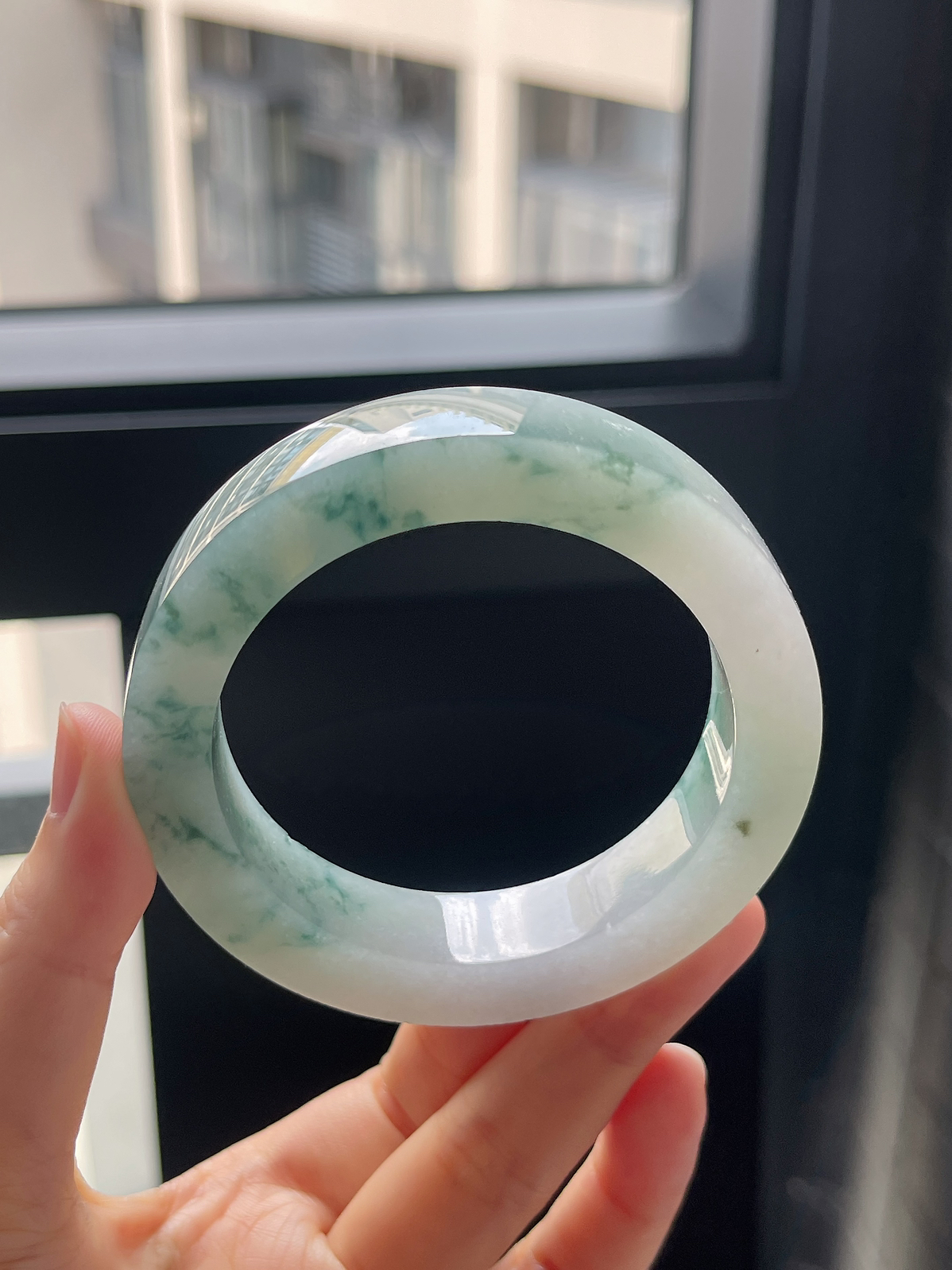 翡翠毛胚，⭕️正圈最大做58；最小做55.6