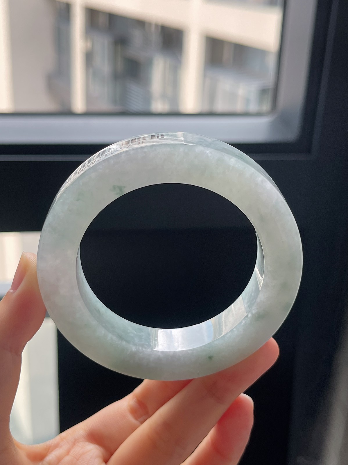 翡翠毛胚，⭕️正圈最大做59；最小做53.4