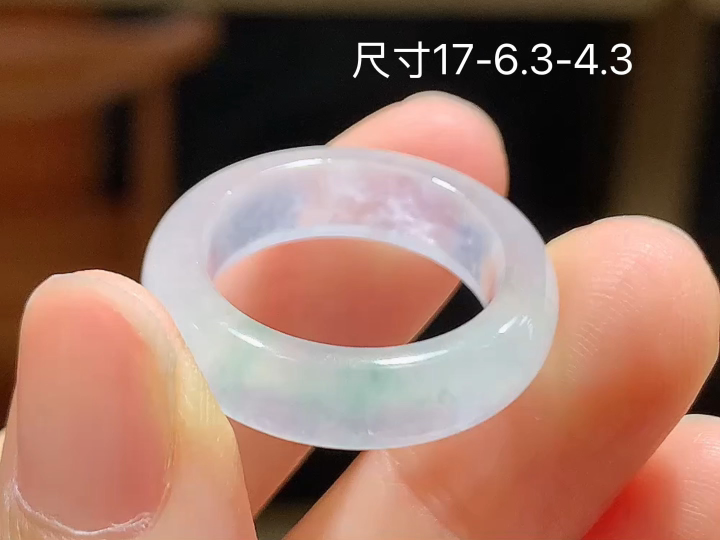 ️ 冰飘花戒圈 老坑冰透 种老水足 水润光泽 性比高 无裂 尺寸看图