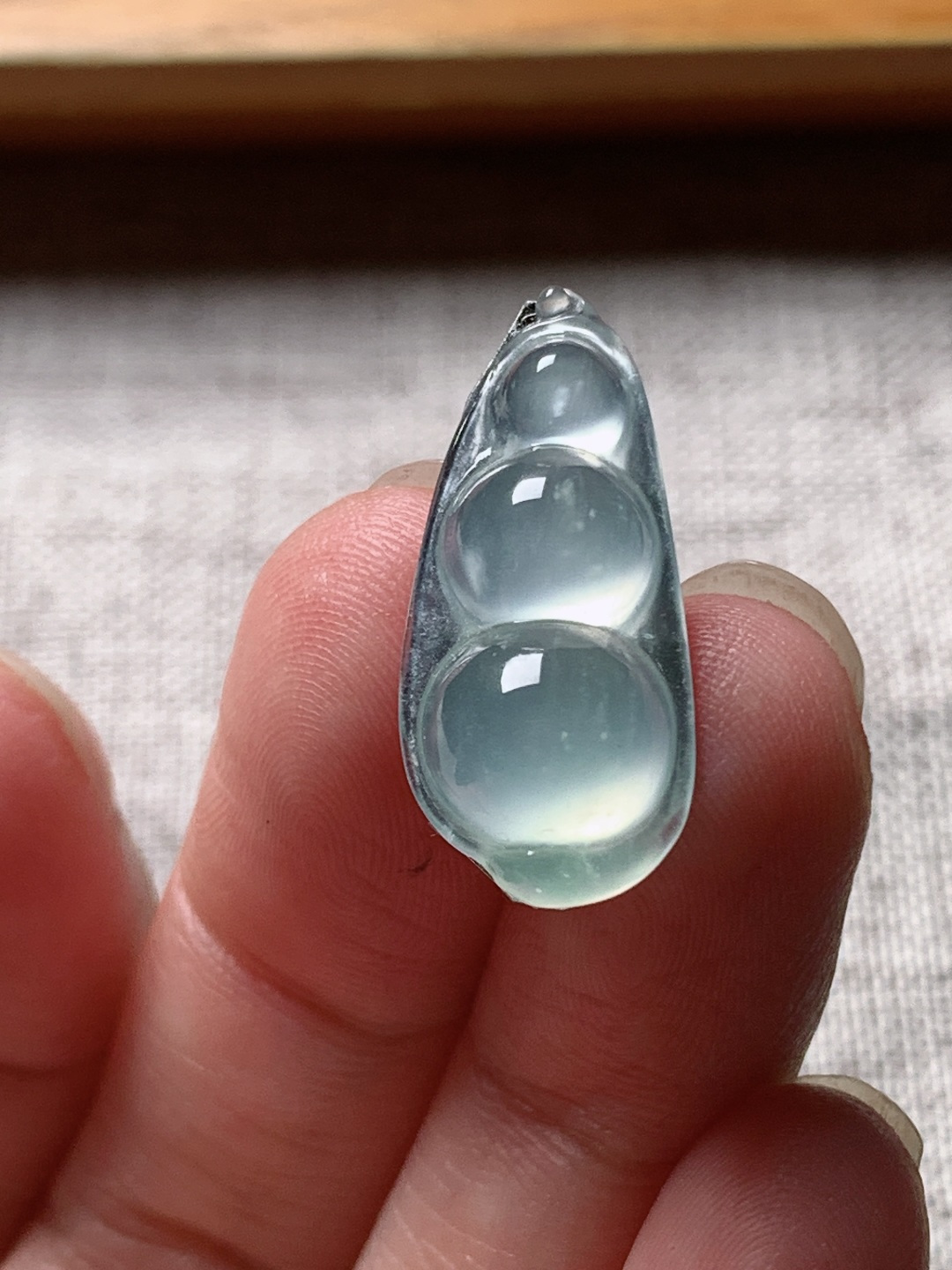 ️冰种福豆 ，水润种老 0924 尺寸23.6*10.8*5.3