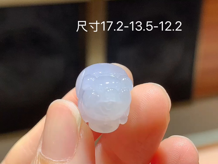 ️冰种生肖猪，无裂，尺寸，17.2-13.5-12.2