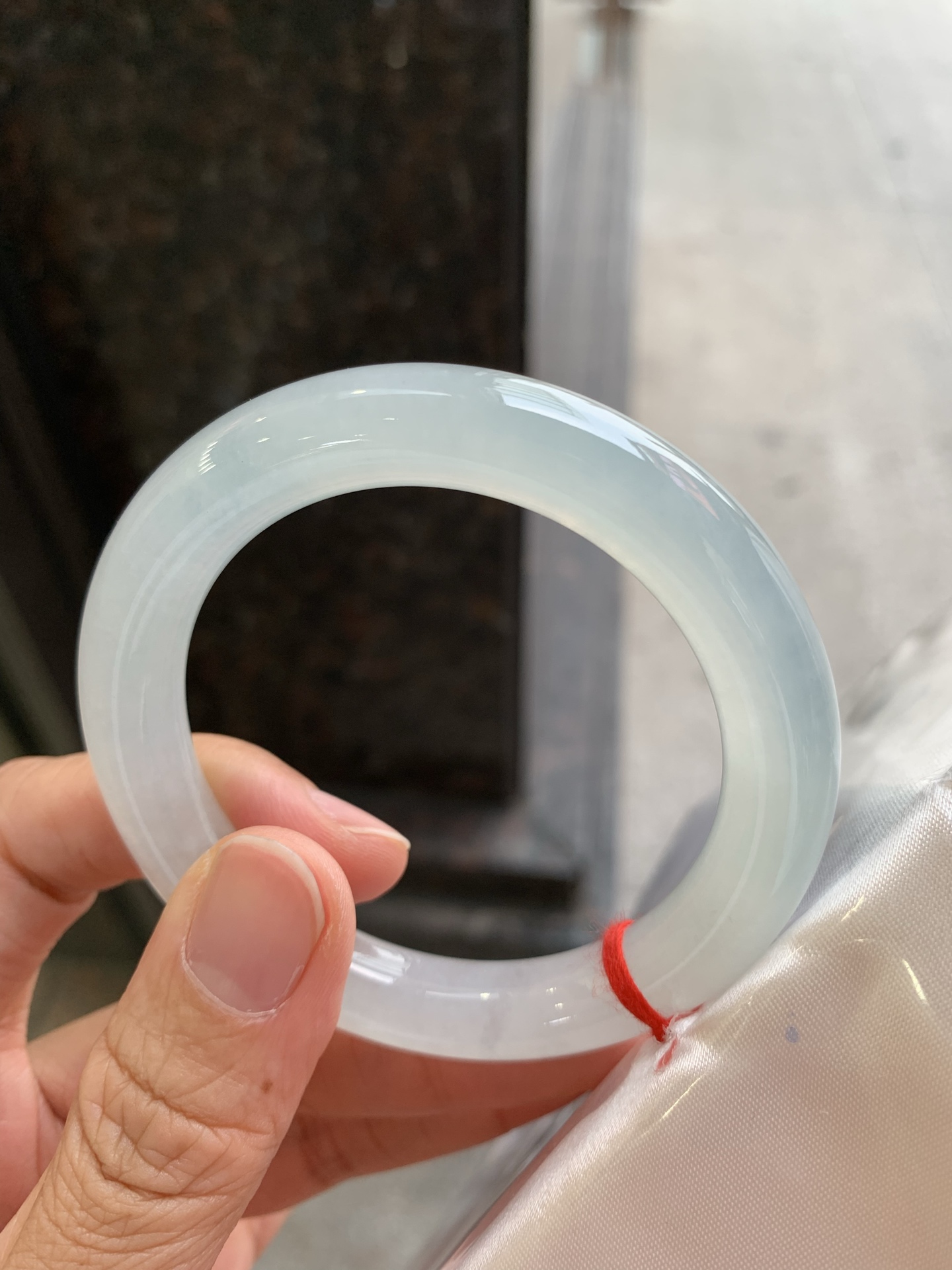 圆条冰晴 微纹 尺寸：53.8/10 冰润
