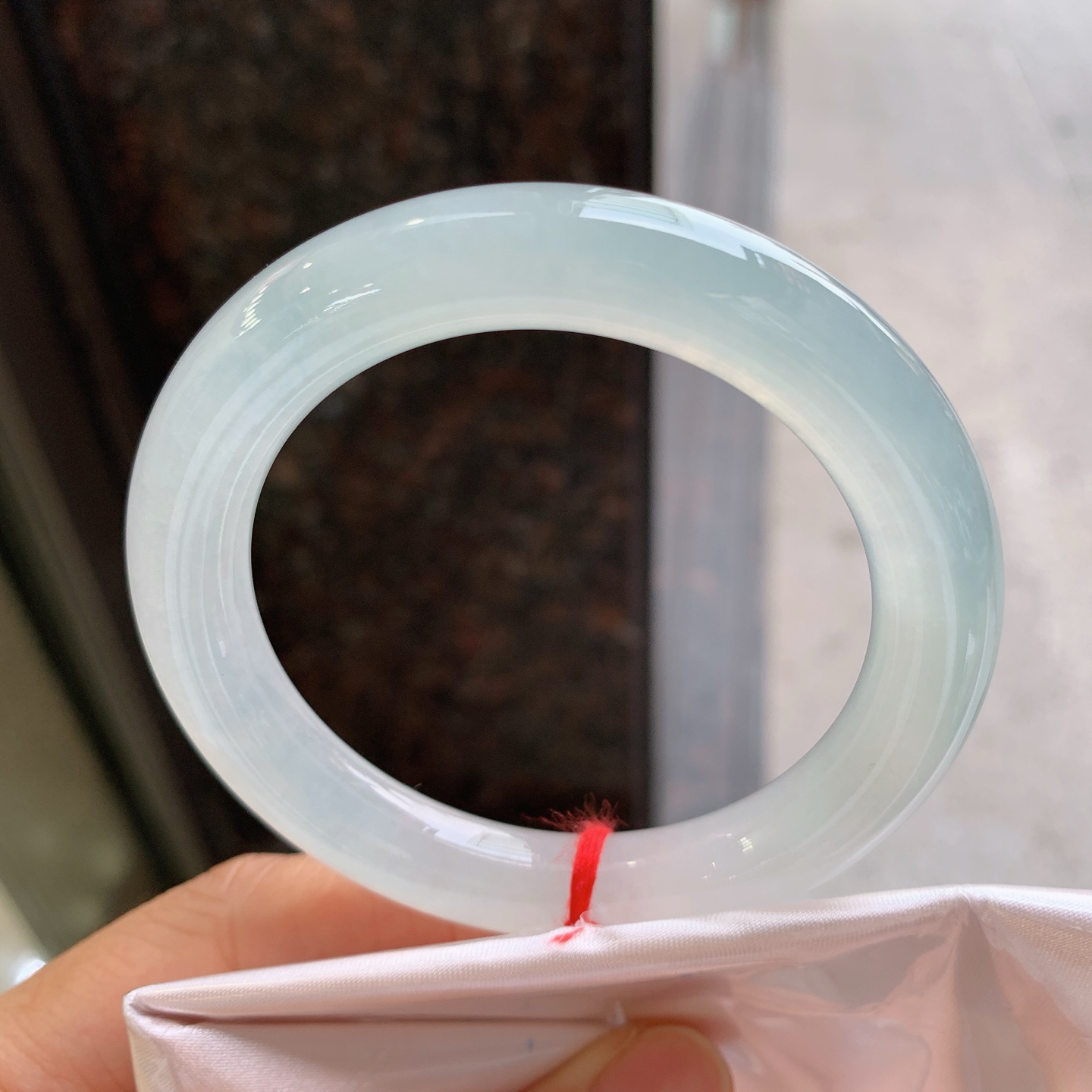 圆条冰晴 微纹 尺寸：53.8/10 冰润