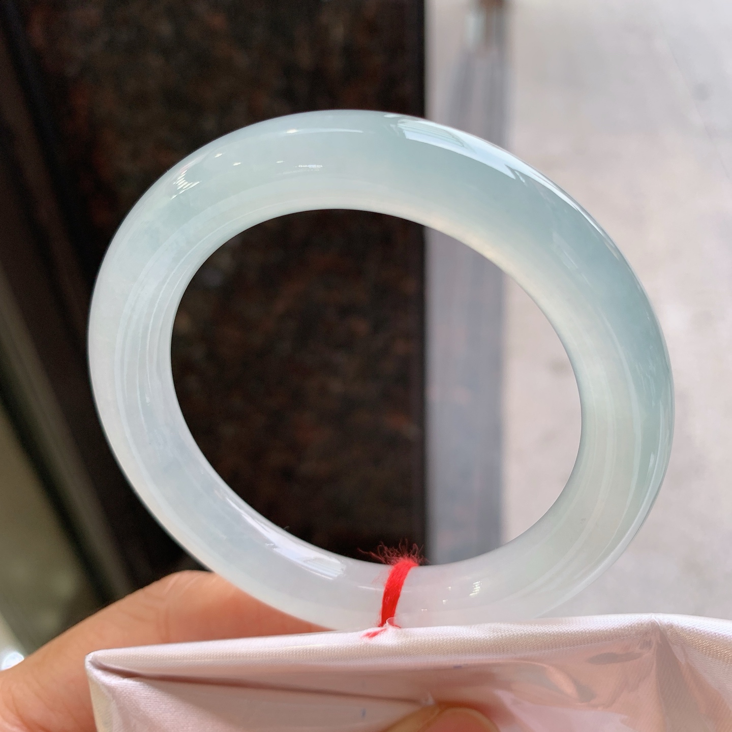 圆条冰晴 微纹 尺寸：53.8/10 冰润