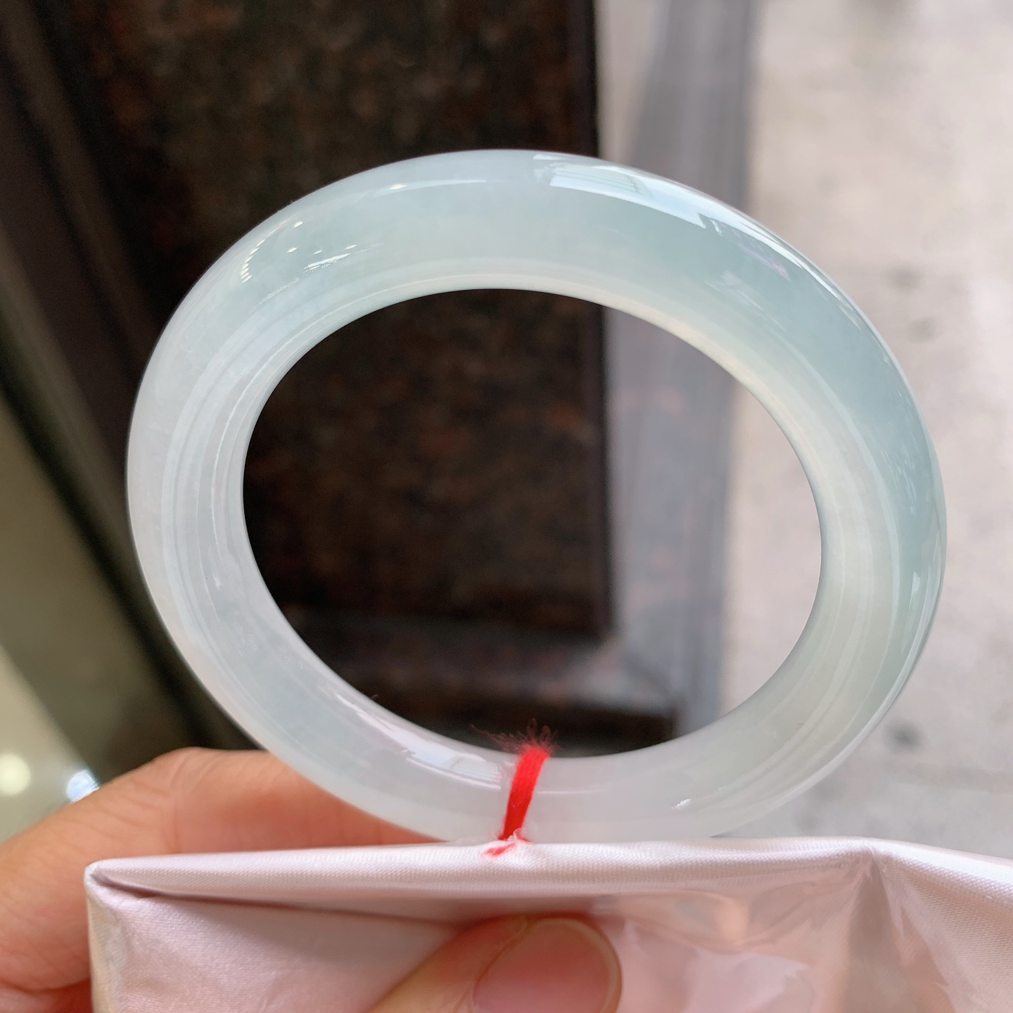 圆条冰晴 微纹 尺寸：53.8/10 冰润