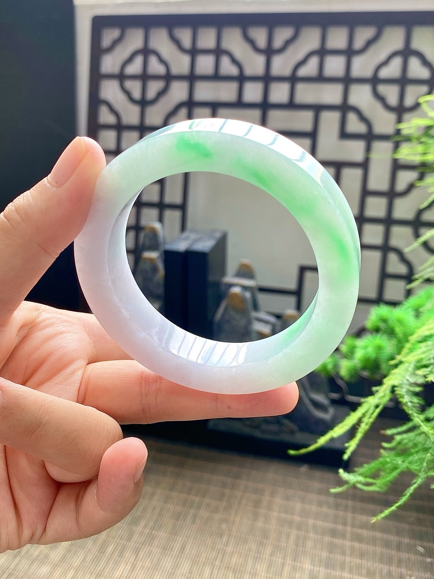 春彩手镯胚 尺寸55-74-12 编号JF1109-1