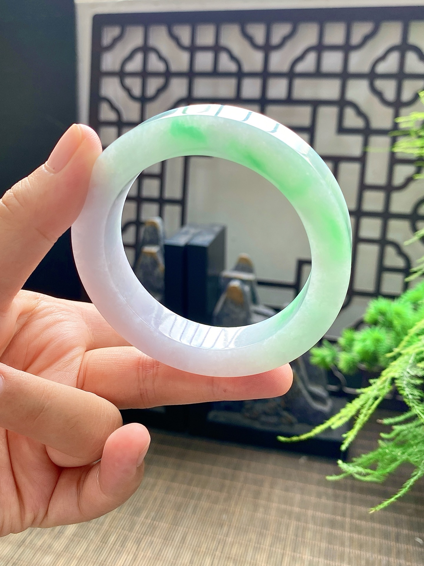 春彩手镯胚 尺寸55-74-12 编号JF1109-1