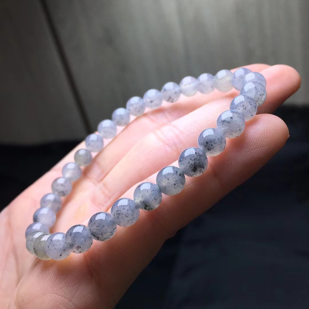 ️ 种乌鸡手链，卡6.5～6.1mm，29颗，种好，玉质细腻，均匀，耐看