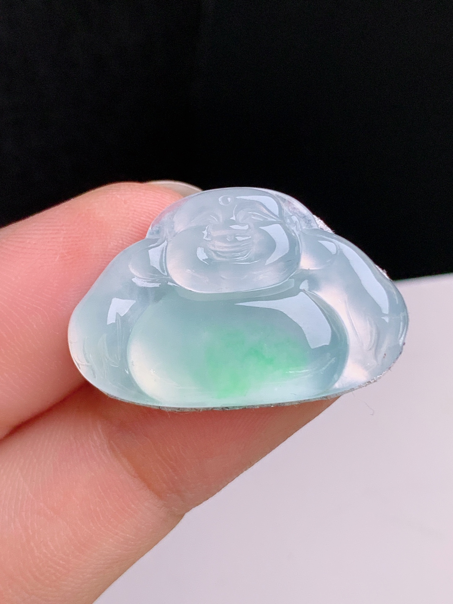 ️ 冰飘绿佛公裸石，种水通透，胶感十足 裸石17.9-26.8-4.2 31