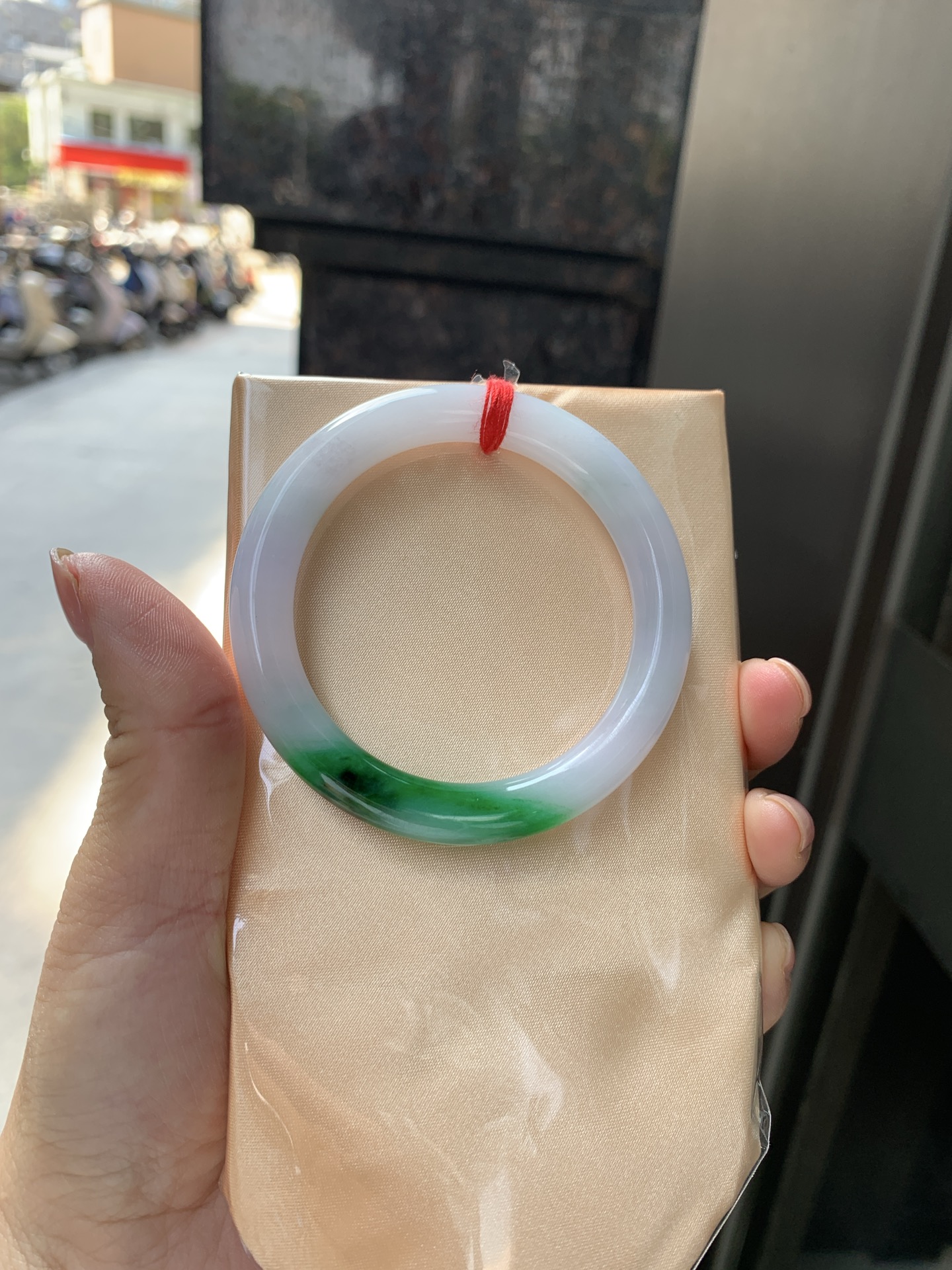 白底青圆条 50.6-8.5-8.5 0927-N1678 打灯纹
