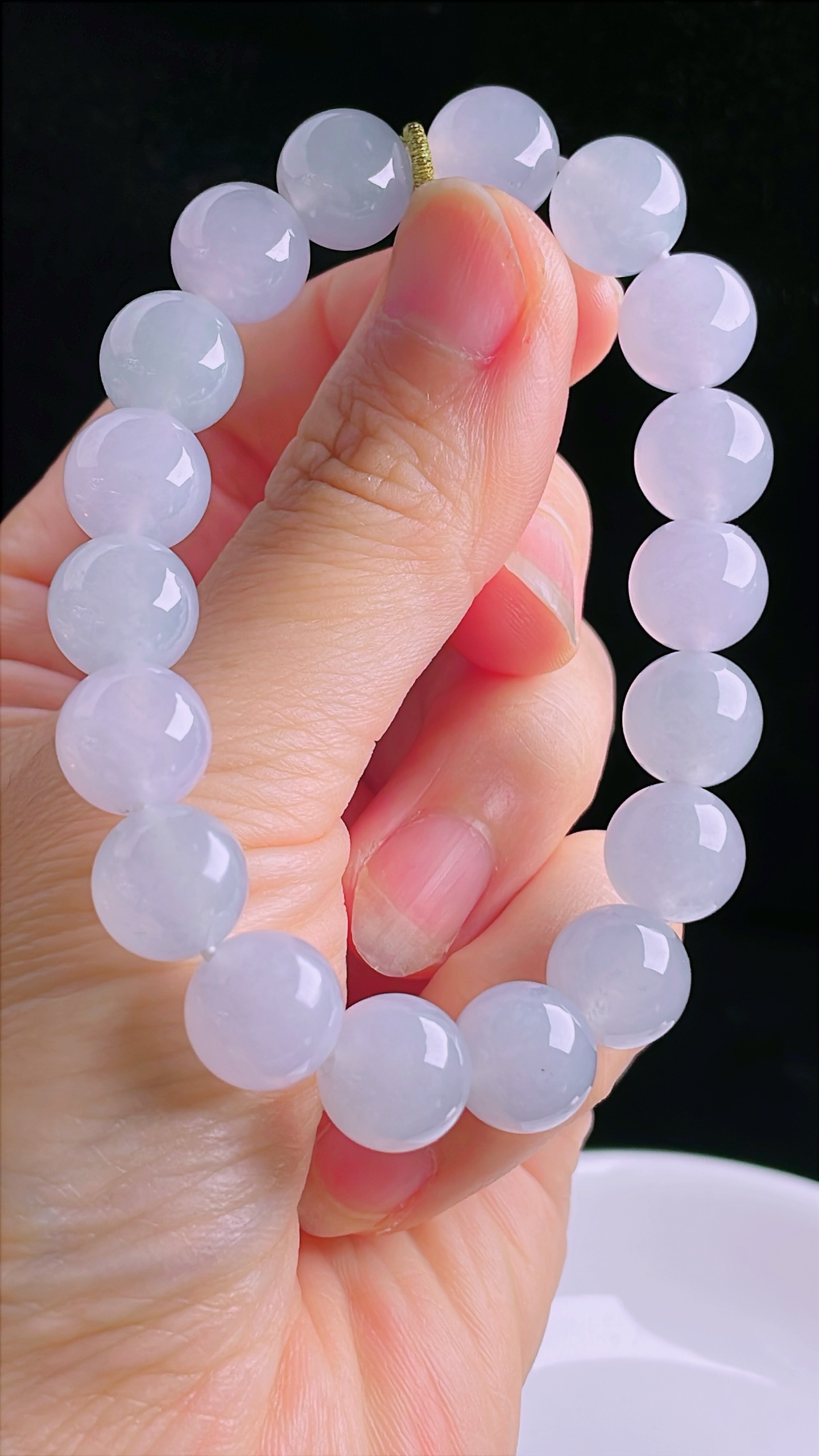 ️冰紫手串珠串，老种起光，细底通透，尺寸：11.5mm0927