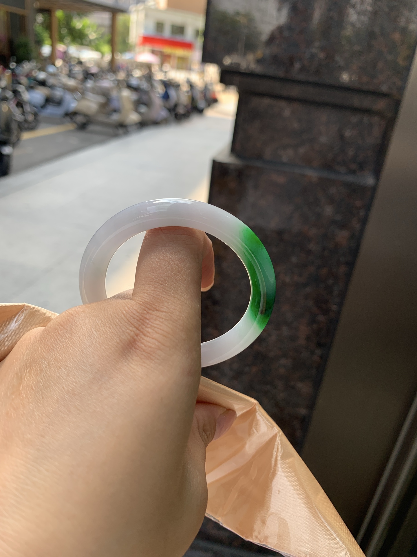 白底青圆条 50.6-8.5-8.5 0927-N1678 打灯纹
