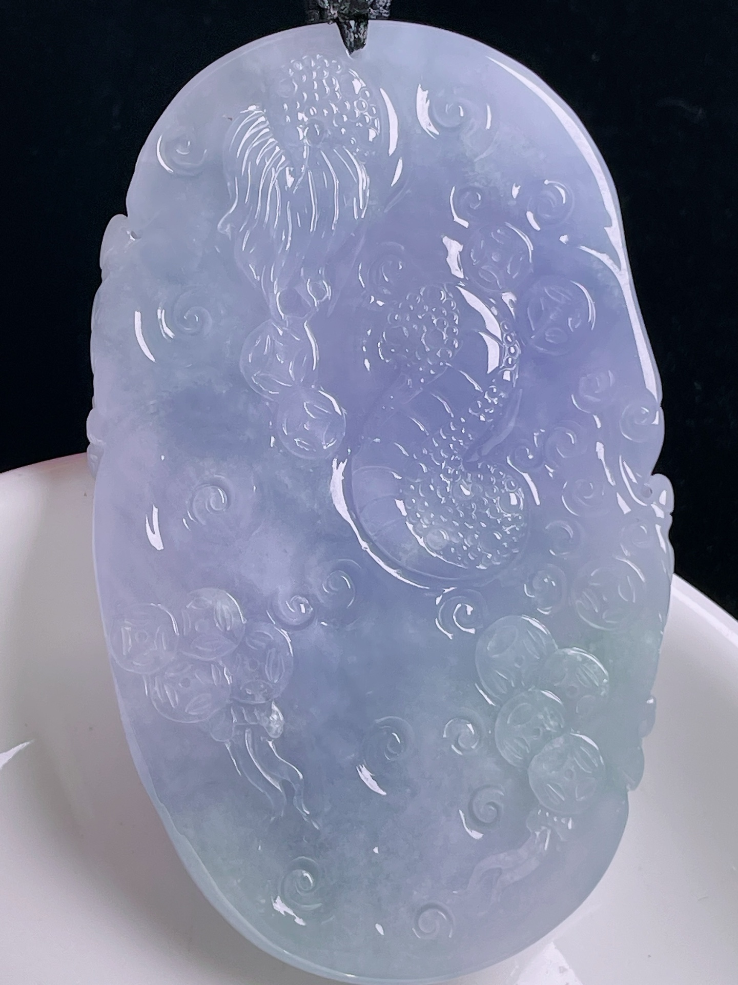 ️龙牌，老种起光，细底通透，尺寸：72/43.6/10.6mm0927