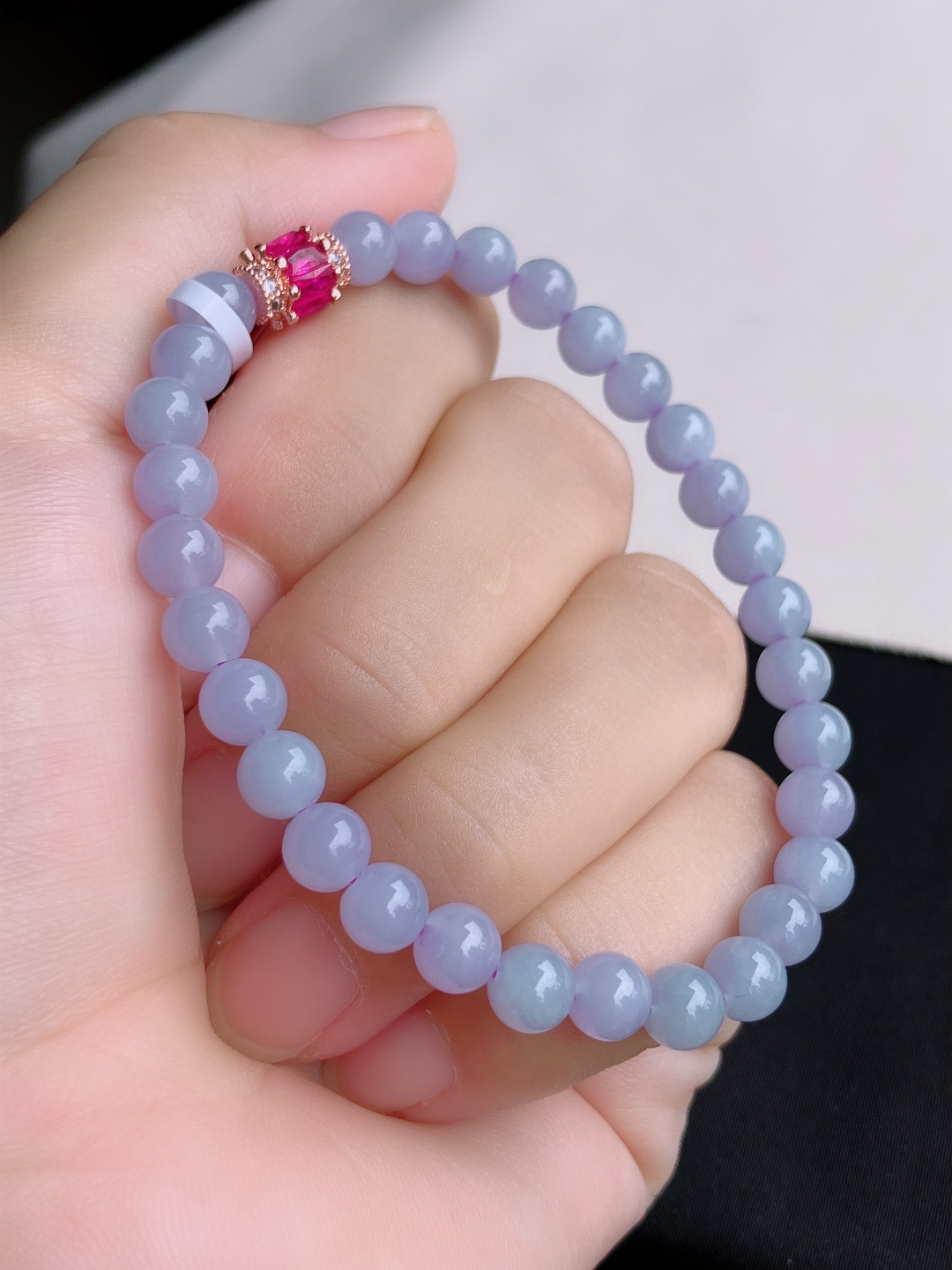 ️，冰紫手串，细腻精致，尺寸6.3/自然光实拍
