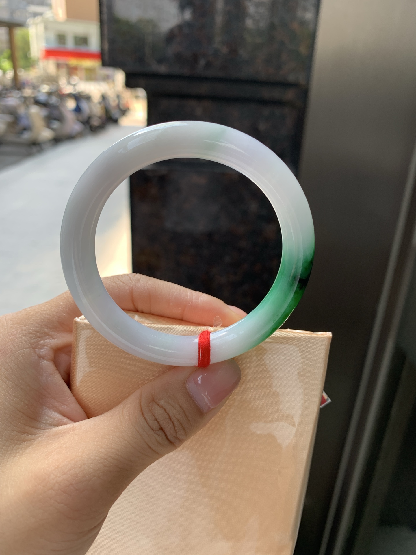 白底青圆条 50.6-8.5-8.5 0927-N1678 打灯纹