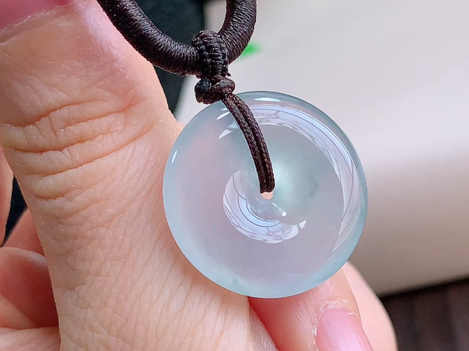 ️ 平安扣，无裂，尺寸22.5-5.8mm，包A附证书