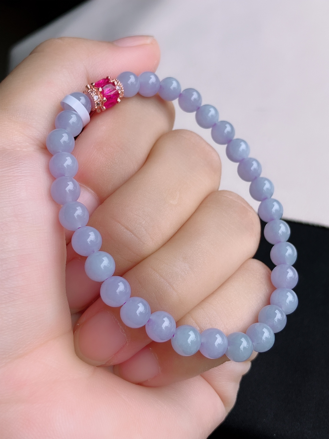 ️，冰紫手串，细腻精致，尺寸6.3/自然光实拍