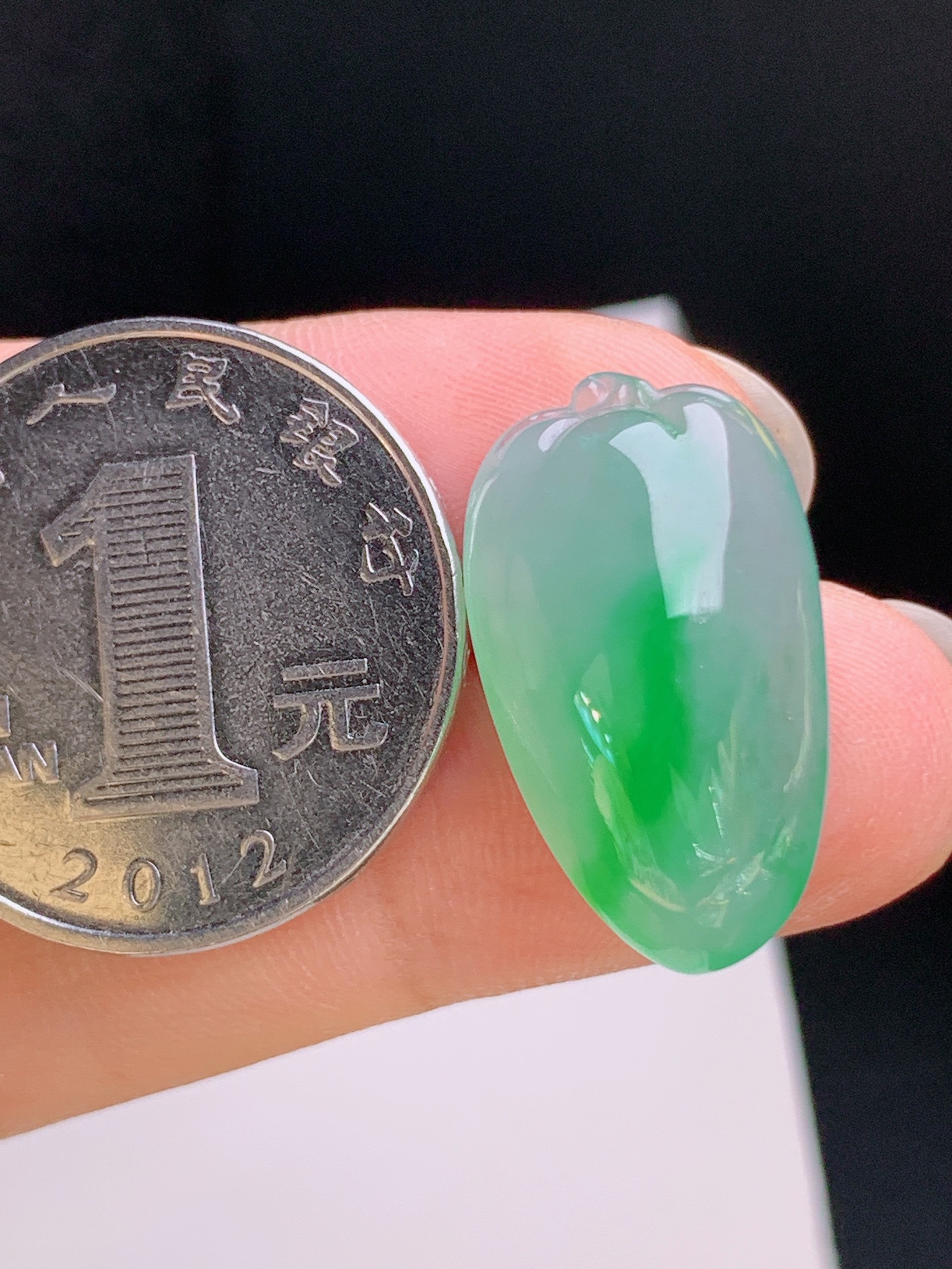 ️ 冰飘绿福瓜，翠色灵动，光泽亮丽 裸石23.2-13.5-7.5 31