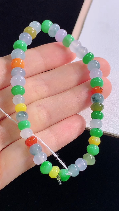 ️多彩手链，尺寸:7.5-4.2mm 23