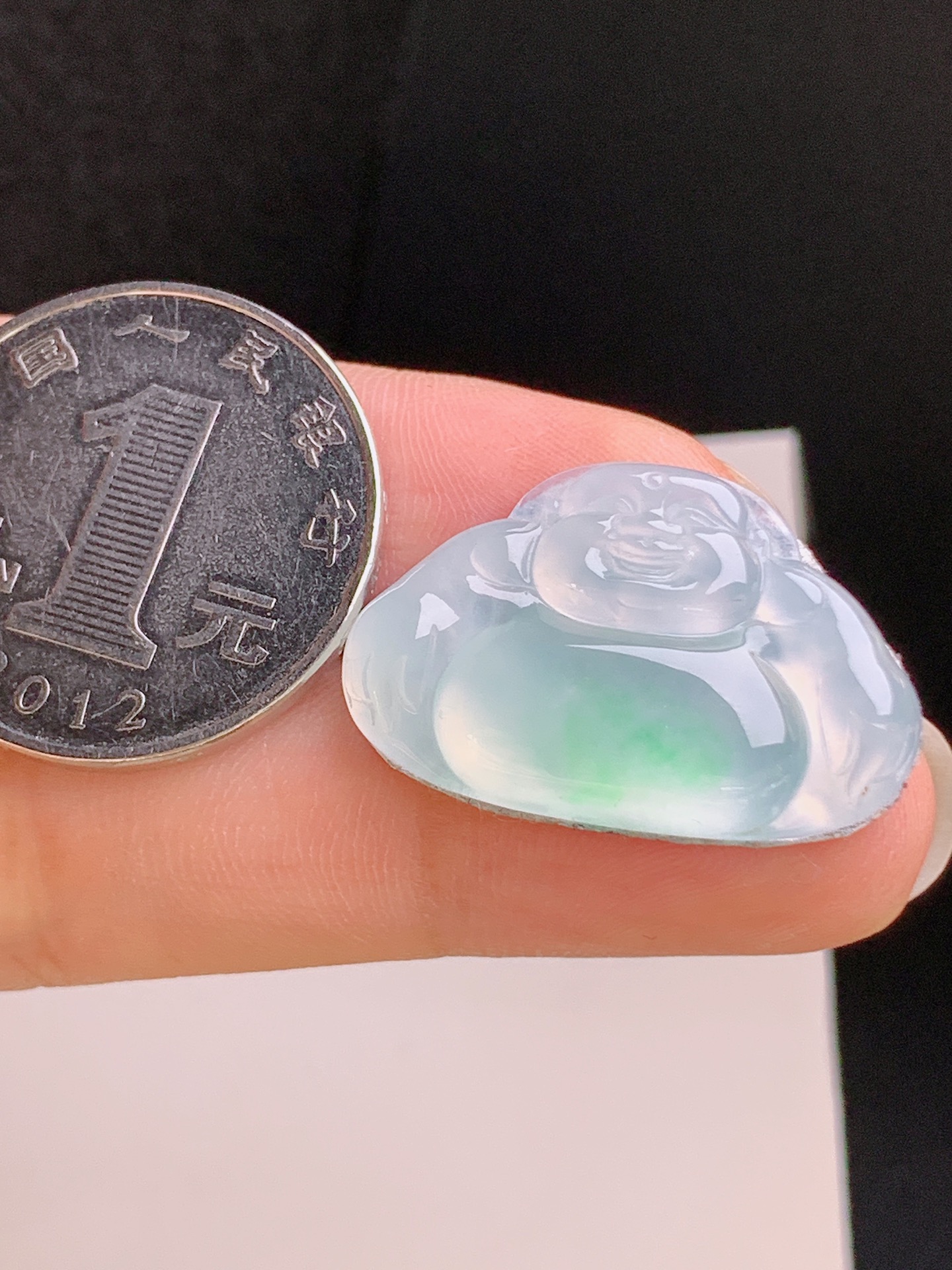 ️ 冰飘绿佛公裸石，种水通透，胶感十足 裸石17.9-26.8-4.2 31