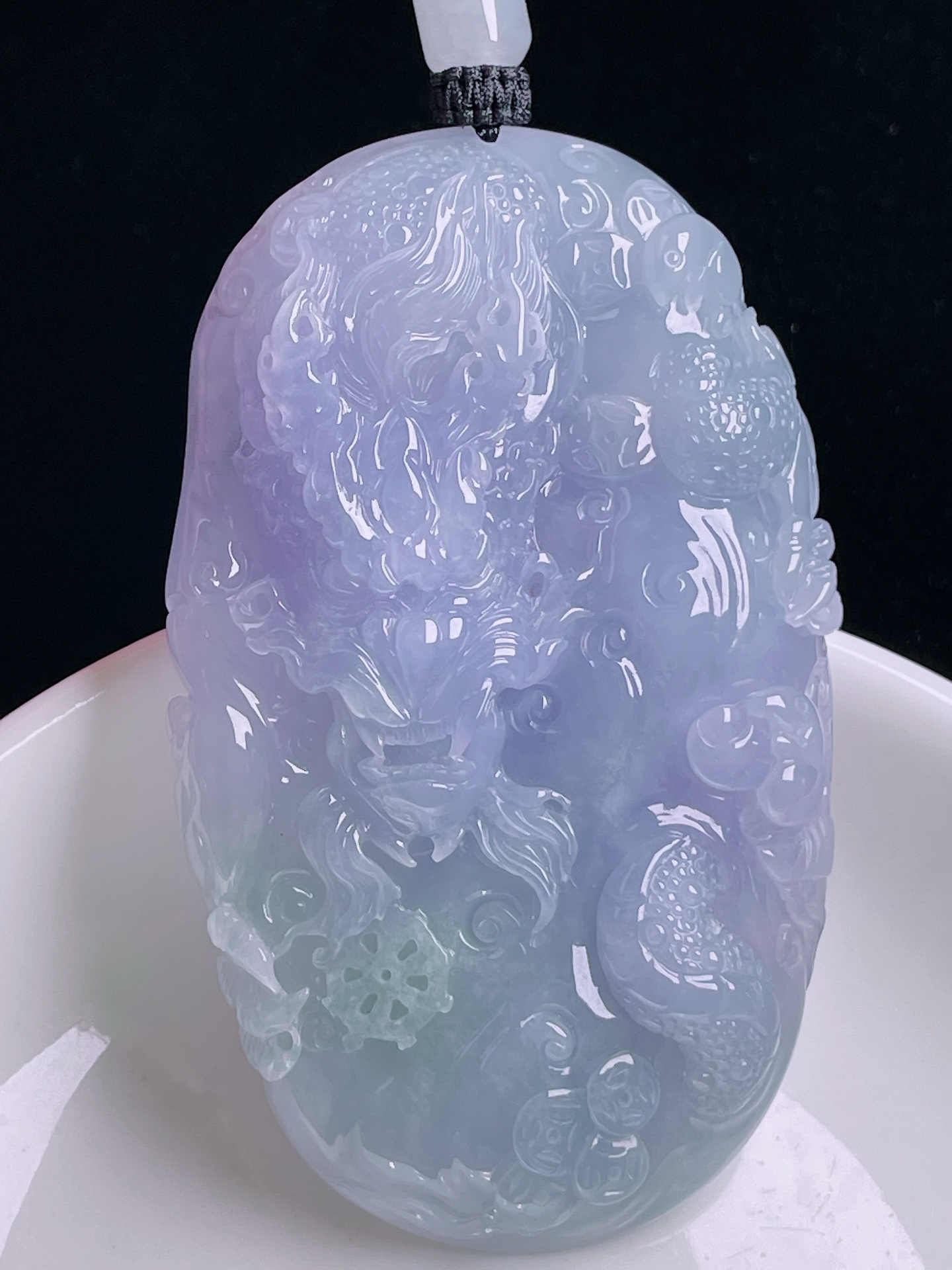 ️龙牌，老种起光，细底通透，尺寸：72/43.6/10.6mm0927