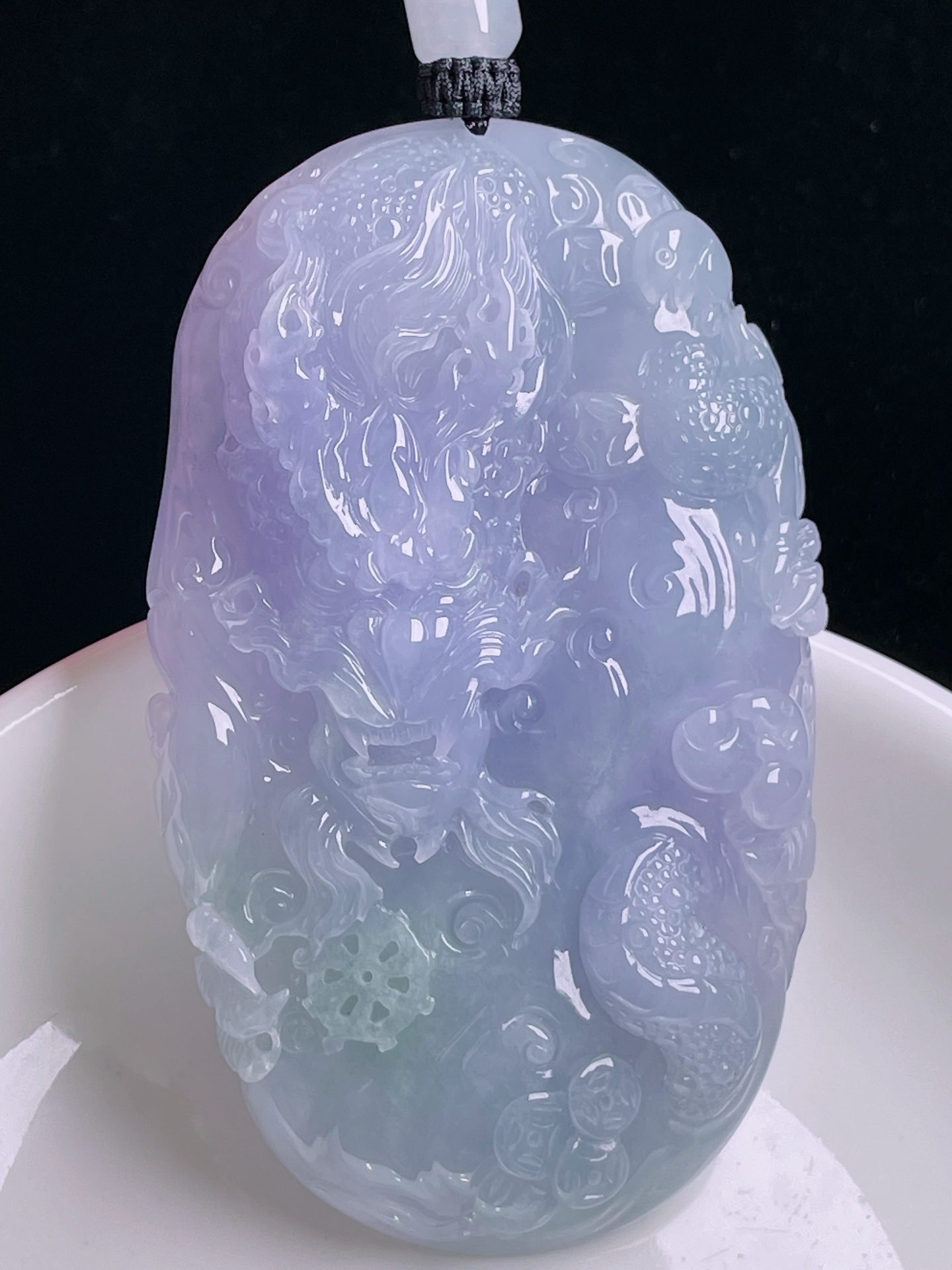 ️龙牌，老种起光，细底通透，尺寸：72/43.6/10.6mm0927