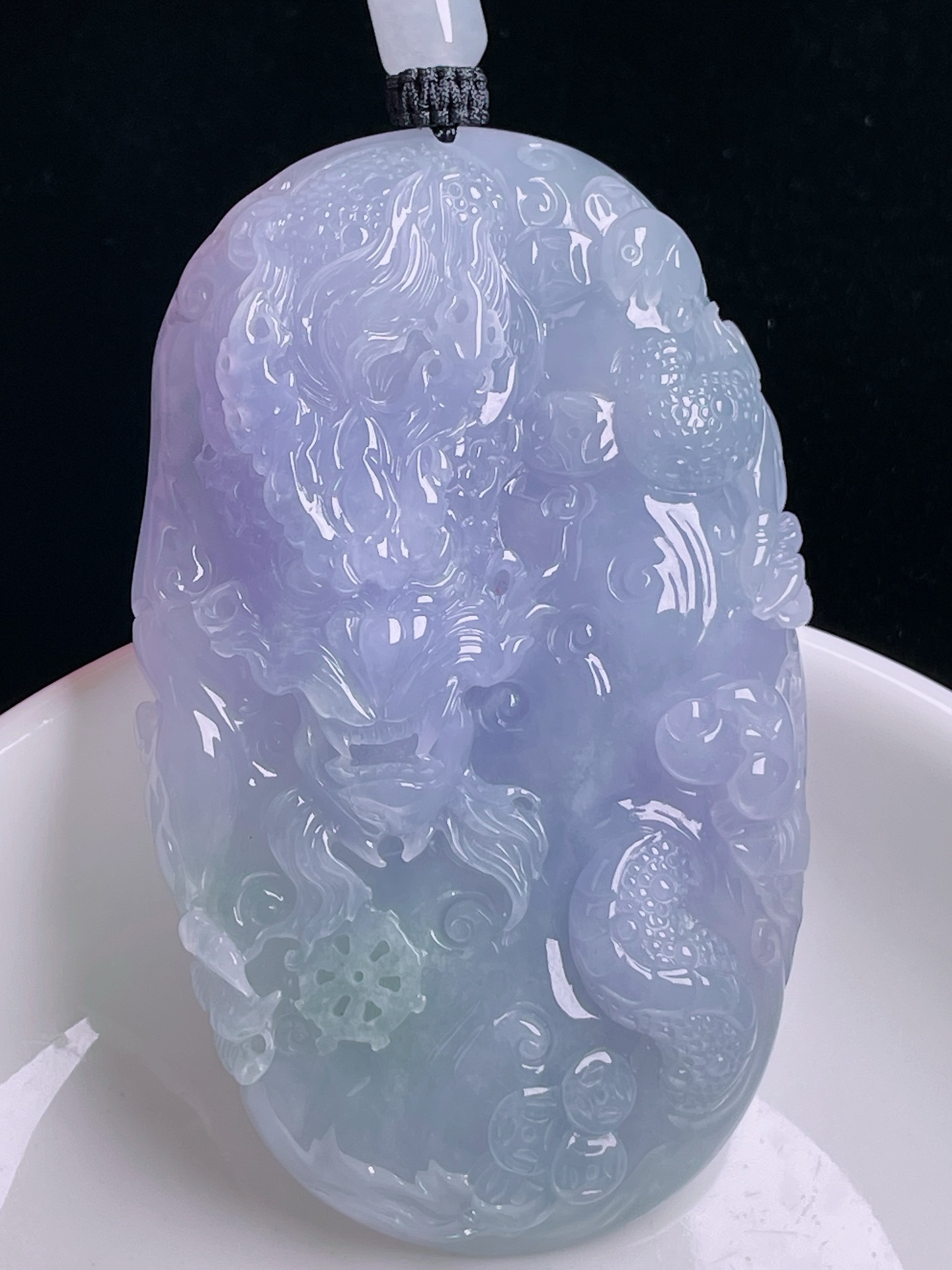 ️龙牌，老种起光，细底通透，尺寸：72/43.6/10.6mm0927