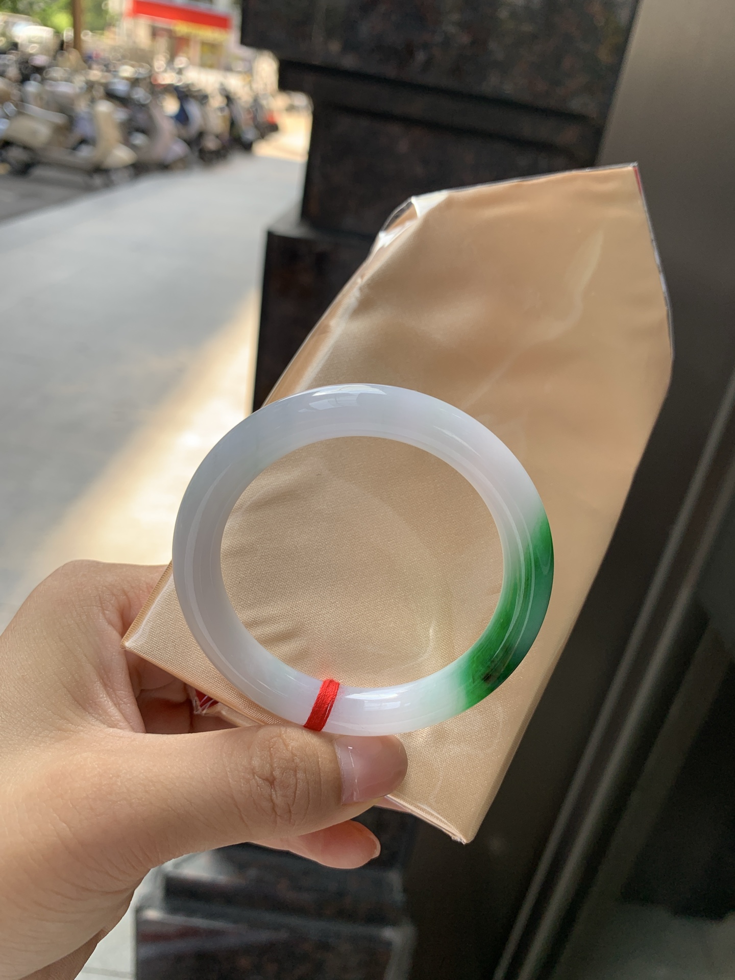 白底青圆条 50.6-8.5-8.5 0927-N1678 打灯纹
