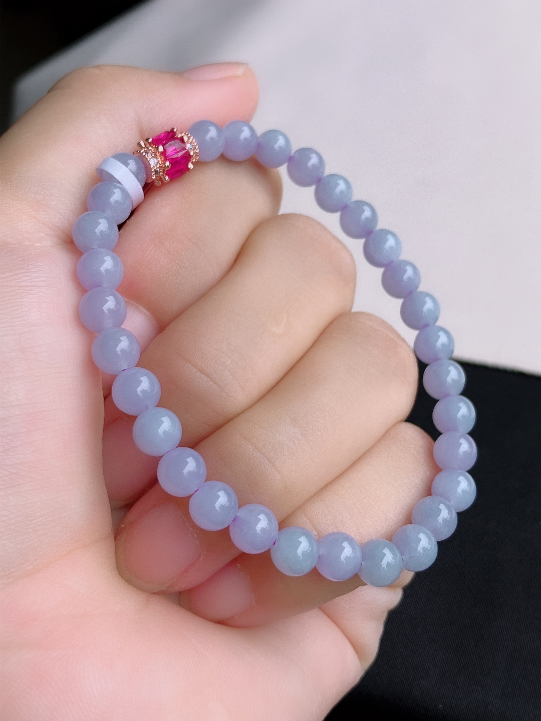 ️，冰紫手串，细腻精致，尺寸6.3/自然光实拍