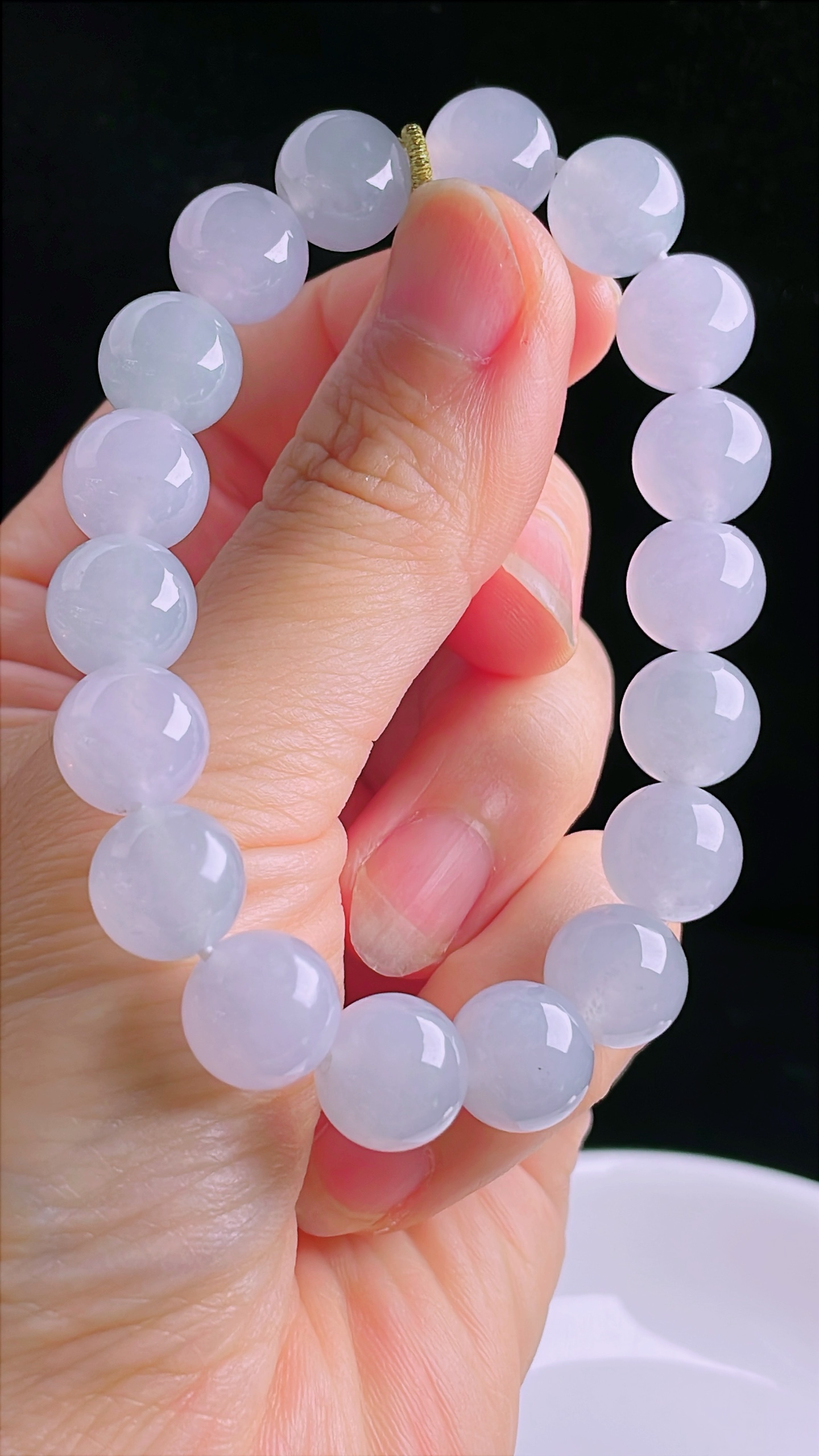 ️冰紫手串珠串，老种起光，细底通透，尺寸：11.5mm0927