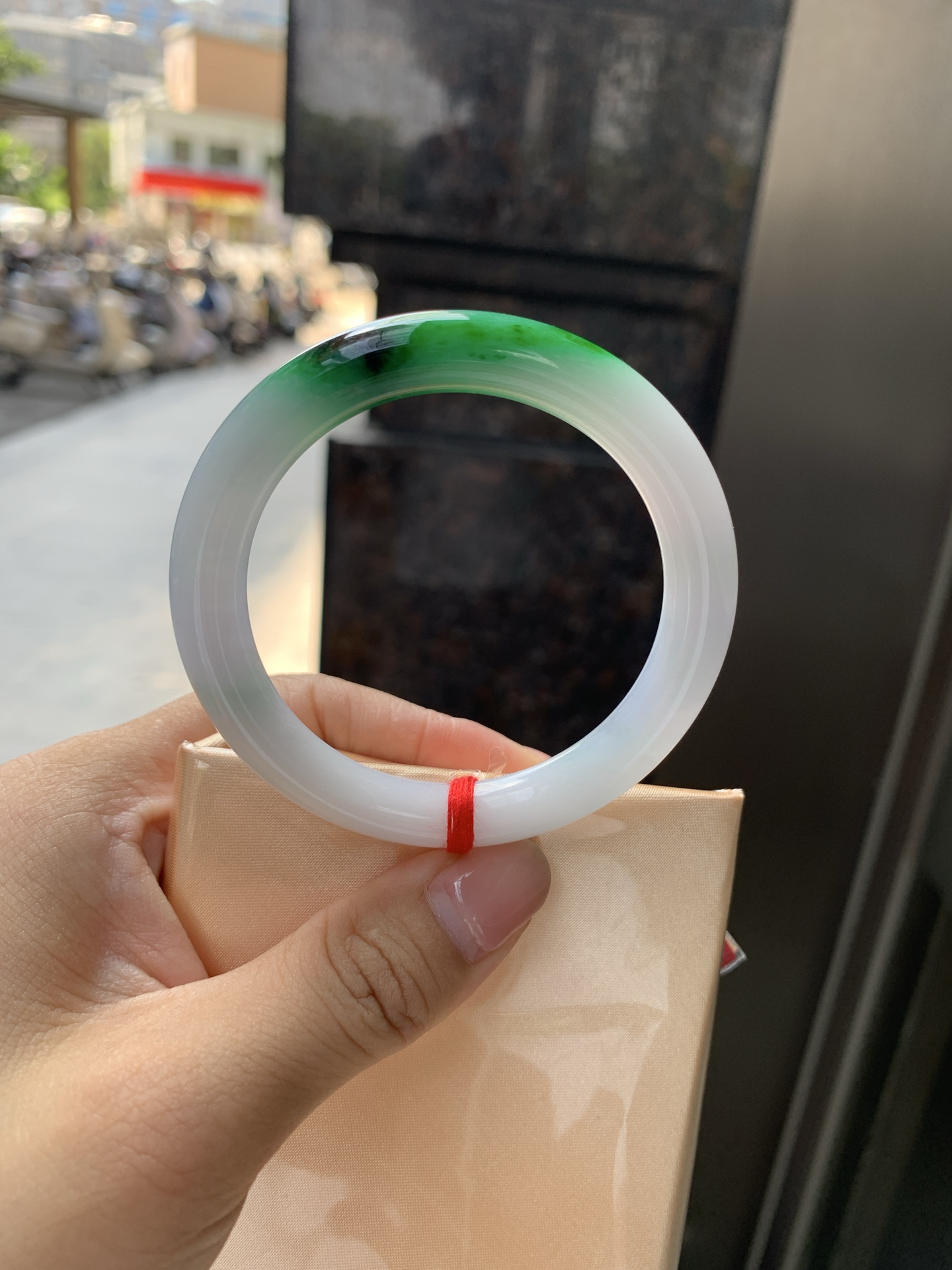 白底青圆条 50.6-8.5-8.5 0927-N1678 打灯纹