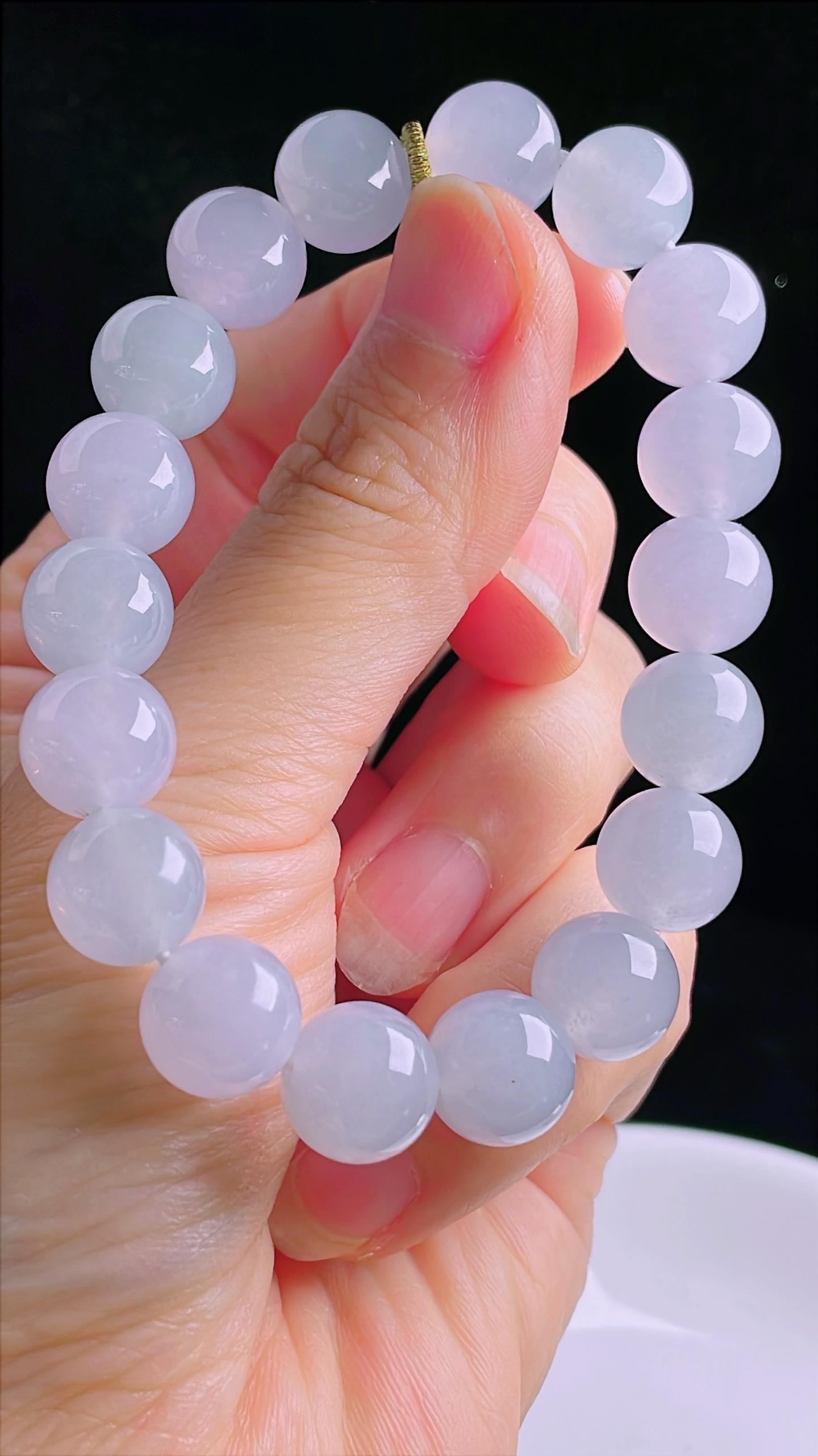 ️冰紫手串珠串，老种起光，细底通透，尺寸：11.5mm0927