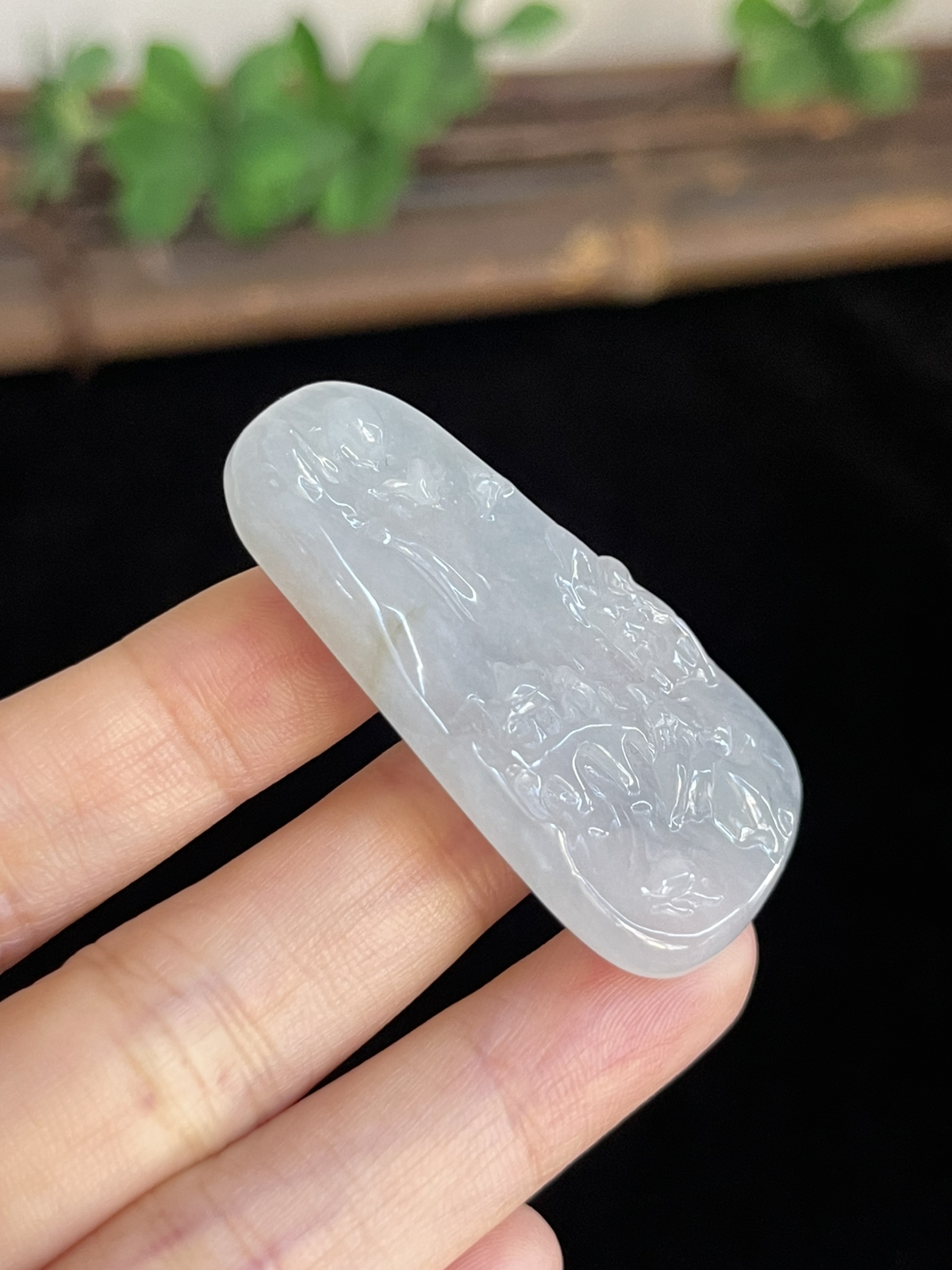 翡翠山水牌