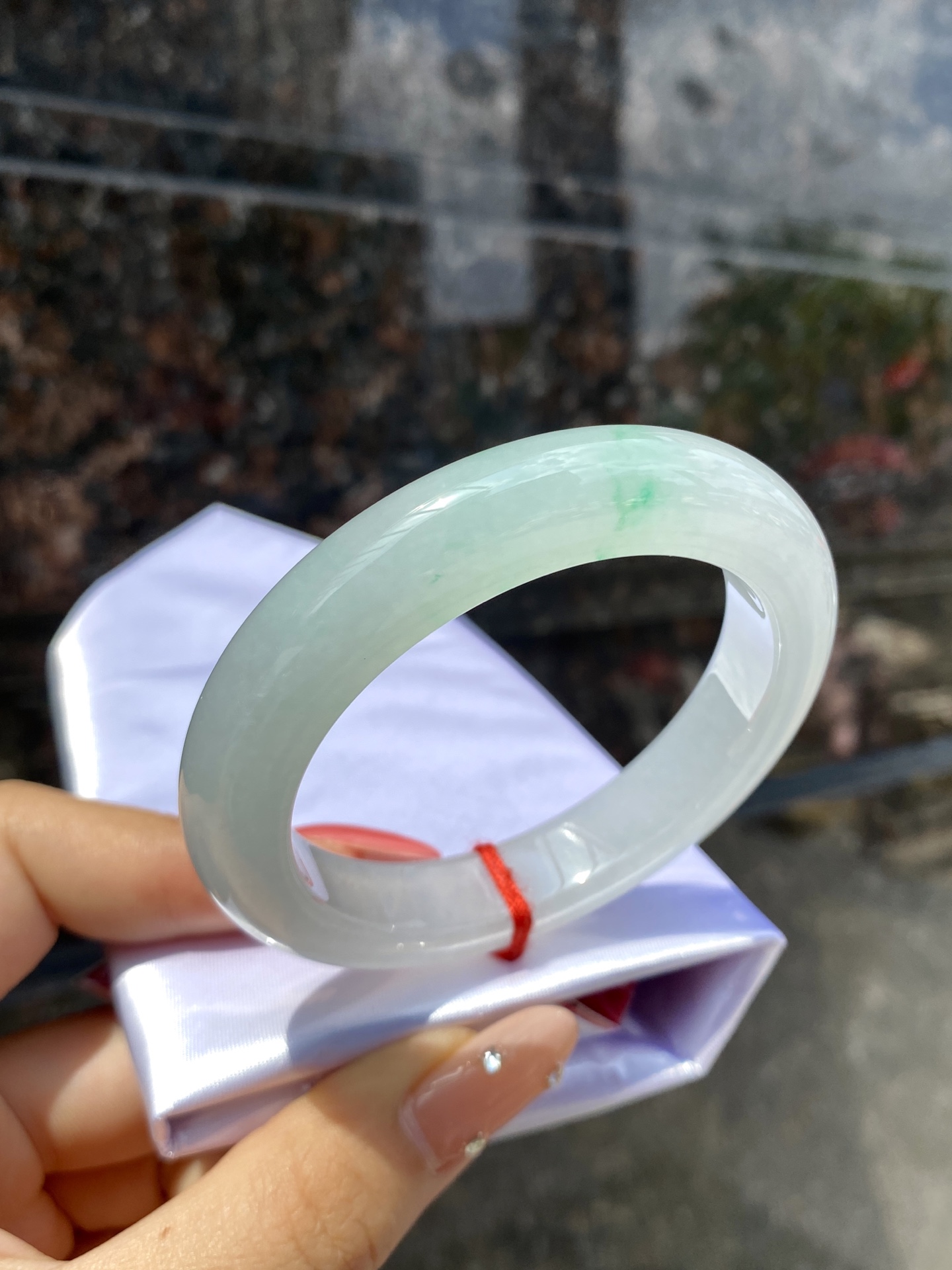 飘绿正圈手镯 尺寸：55.7-12.2-10.0 0CSL260928