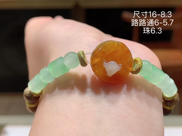️双彩手串  尺寸，16-8.3