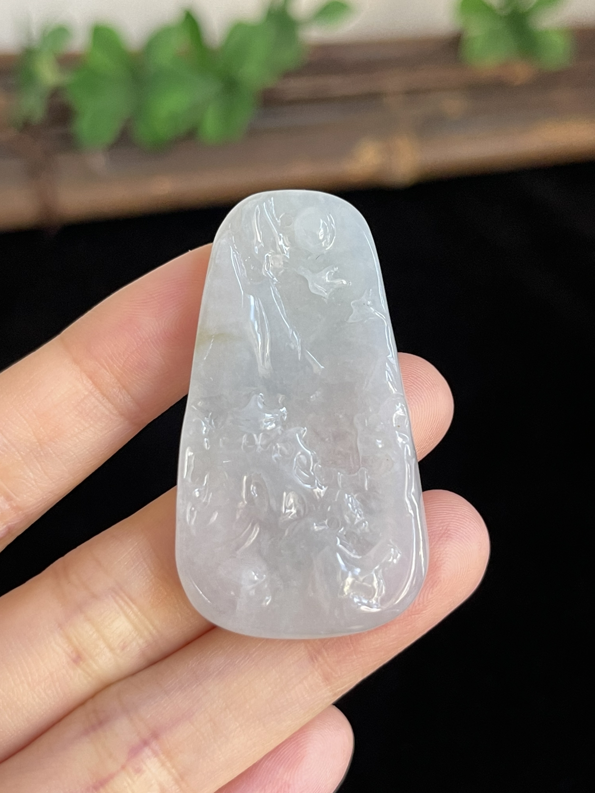 翡翠山水牌