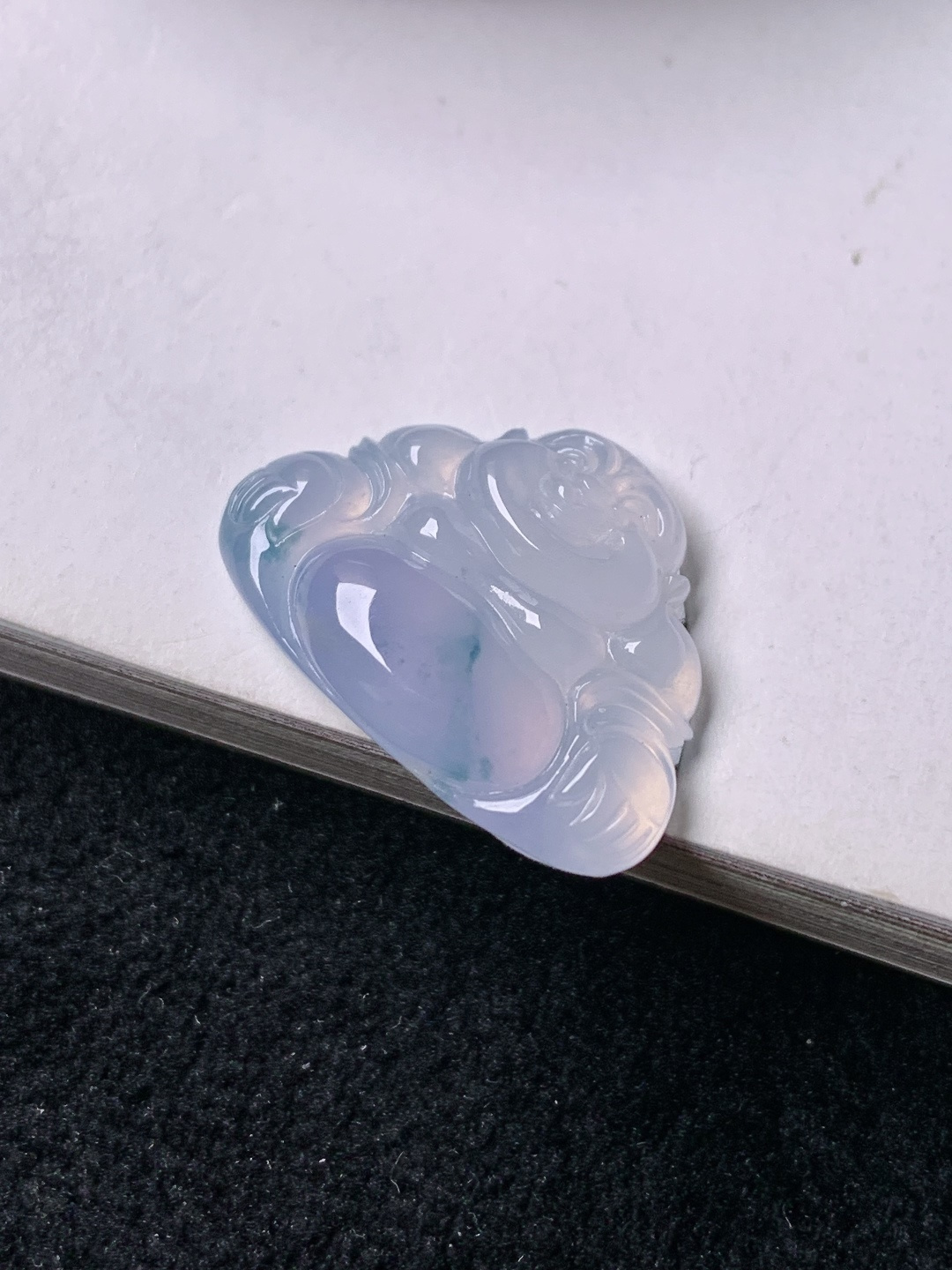 ️冰紫飘花坐佛，色泽浓艳 0928尺寸23*16.3*4.9