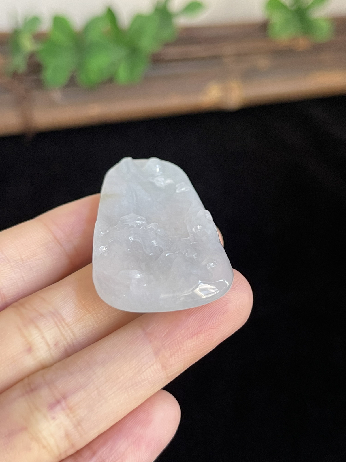 翡翠山水牌