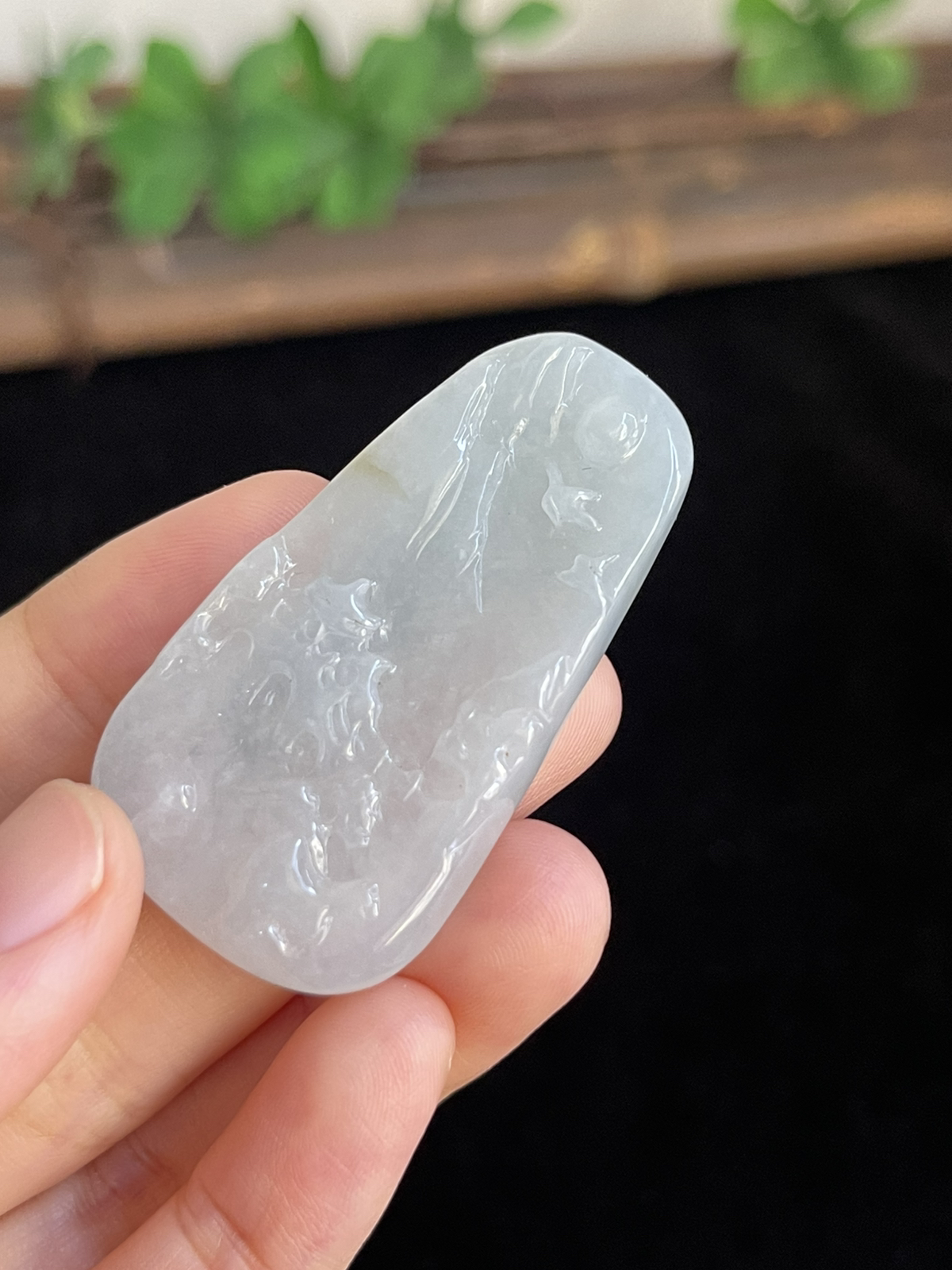 翡翠山水牌