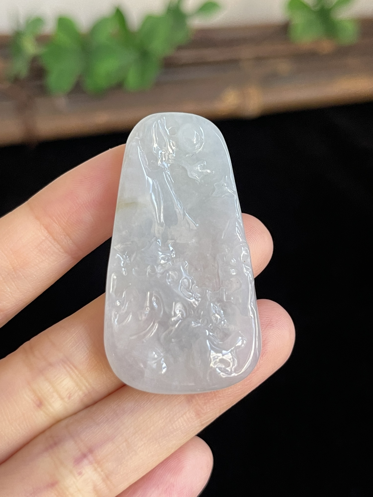 翡翠山水牌