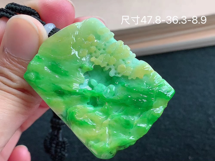 ️ 黄加绿悟道 无裂 尺寸，47.8-36.3-8.9