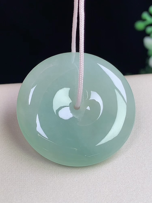 平安扣，无裂，尺寸28.2*5.5mm，j28zg9