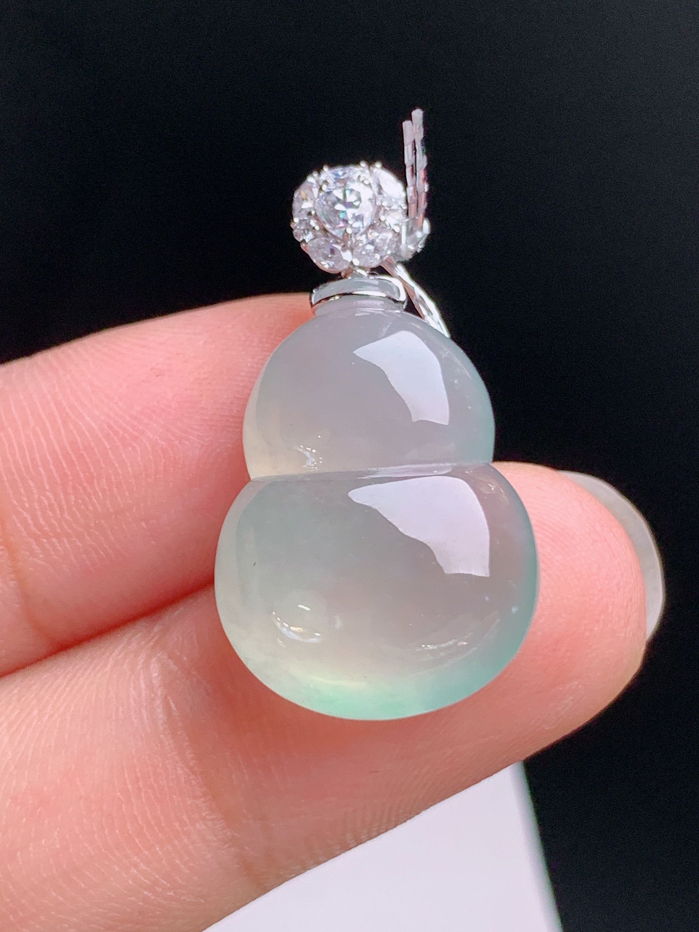 ️ 冰种葫芦吊坠，莹润起光，器型饱满，裸石21-15.1-6.827.6