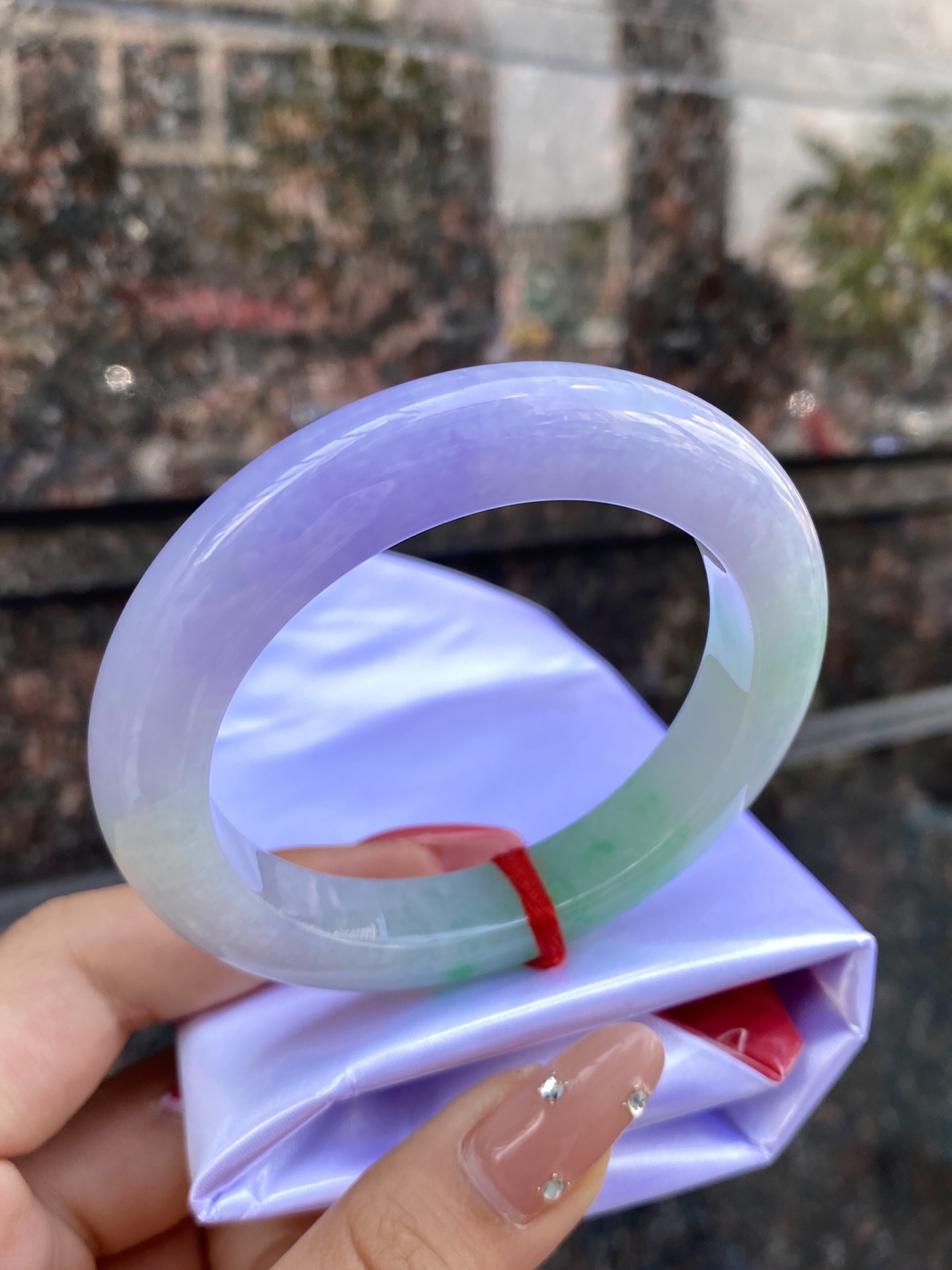 春带彩正圈手镯 尺寸：55.3-11.3-10.3 0CSL260929