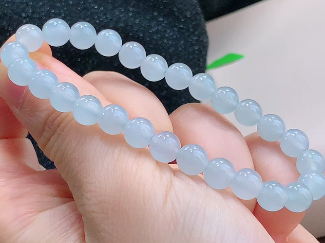 ️ 白冰手串，尺寸取一7.1mm，包A附证书4000