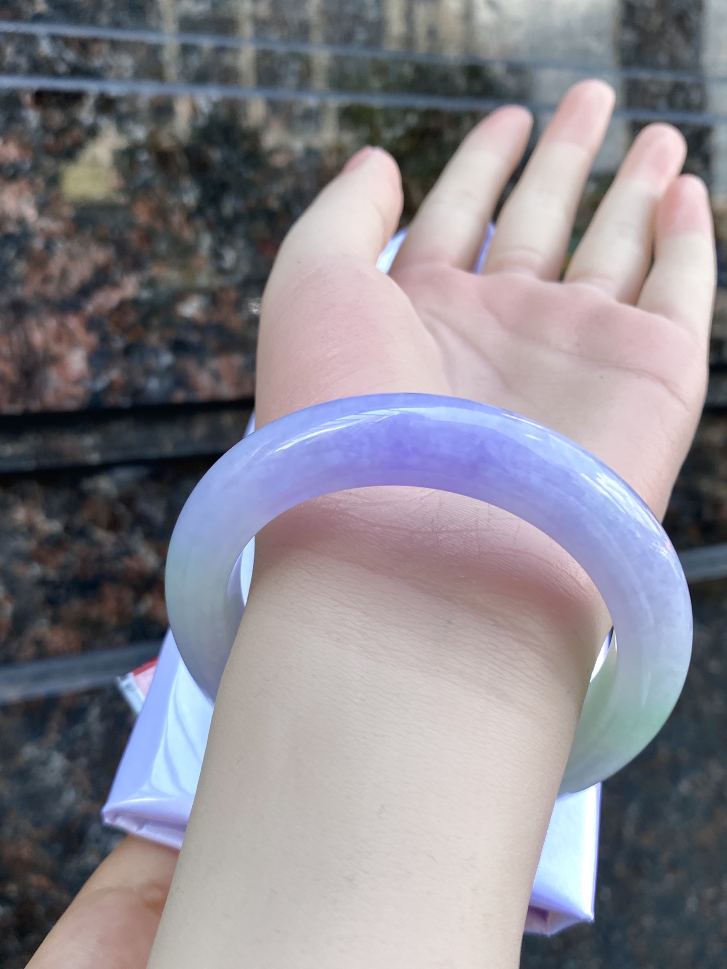 春带彩正圈手镯 尺寸：55.3-11.3-10.3 0CSL260929