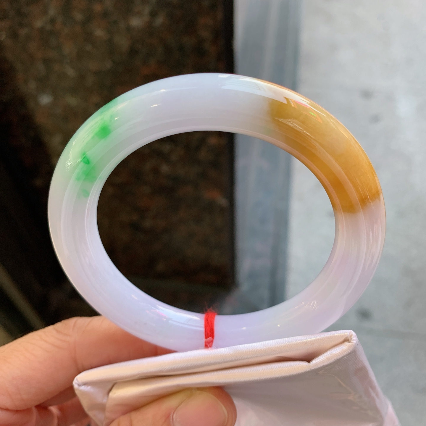 圆条双彩 无裂 尺寸：57/11 特色料子