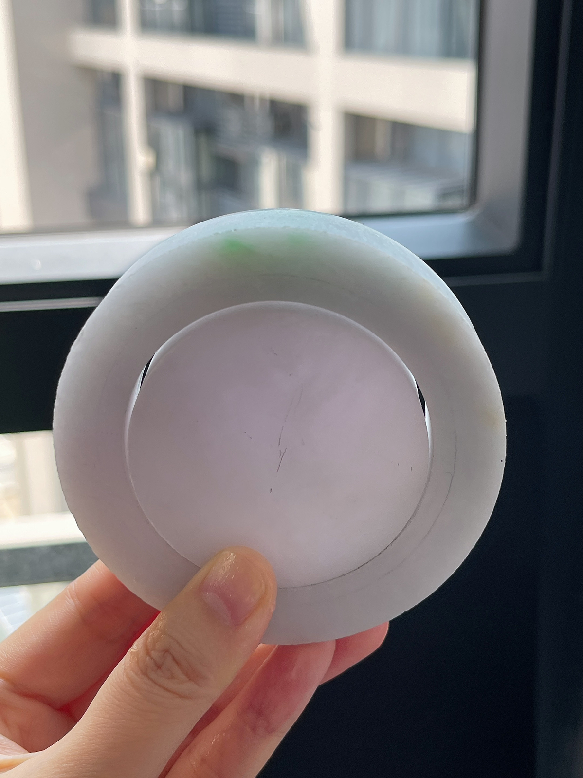 翡翠镯饼，⭕️正圈最大做63，圆条最大做59；最小做55.3